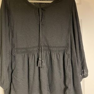 Pretty black poet top